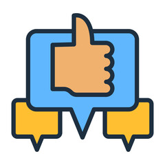 Reflective Feedback Icon