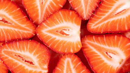 Strawberry in Macro – Vivid Texture & Minimal Backgroun