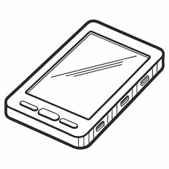 tablet icons, vector .white background