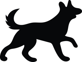 Dog Silhouette for Craft Projects