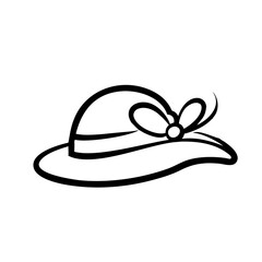 Summer Hat Handdrawn Icon