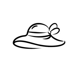 Summer Hat Handdrawn Icon
