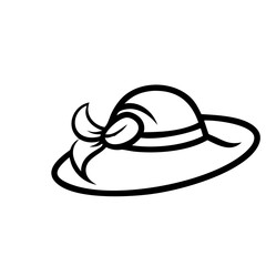 Summer Hat Handdrawn Icon