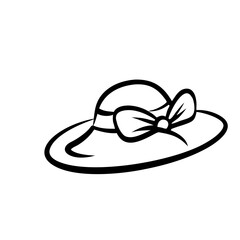 Summer Hat Handdrawn Icon