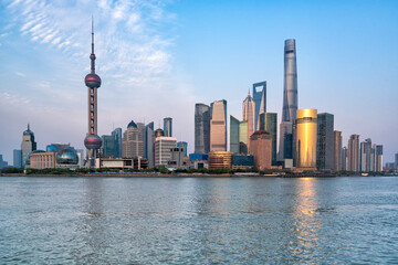 Obraz premium Shanghai Skyline at Dawn