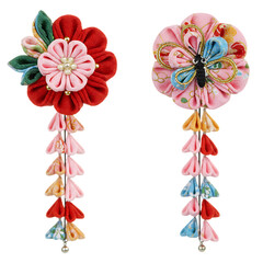 Obraz premium Japanese Hair Flowers: Tsutsuma