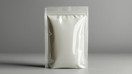 White powder product pouch packaging