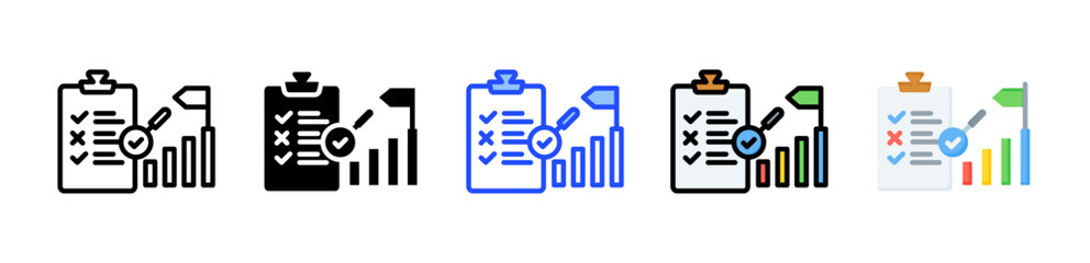 Regulation Icon Collection With Multiple Styles