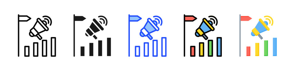 Disclosure Icon Collection With Multiple Styles