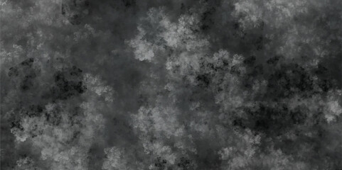 Obraz premium Dark storm clouds envelop the sky, hinting at a dramatic weather abstract. A sunset's light pierces through the white mist, painting a heavenly landscape. Hand drawn vector illustration for card. 