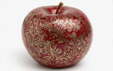 Obraz premium Ornate Red Apple