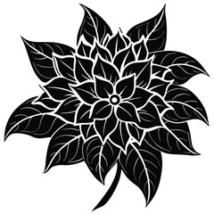 Adobe Illustrator ArtBloodroot Flower Watercolor and Ink Seamless Pattern, Vector Illustrationwork