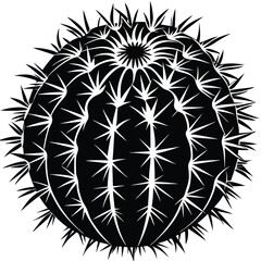 Adobe IllustratoVector illustration of a children's activity coloring book page with pictures of cactus.r Artwork