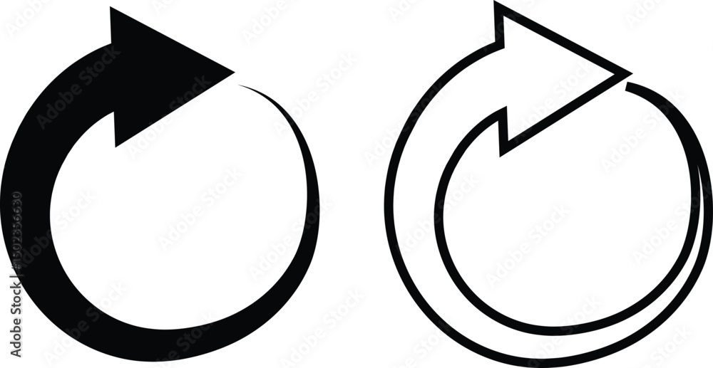 Fototapete black arrows icon set. arrow vector collection isolated on transparent background. cursor modern sim