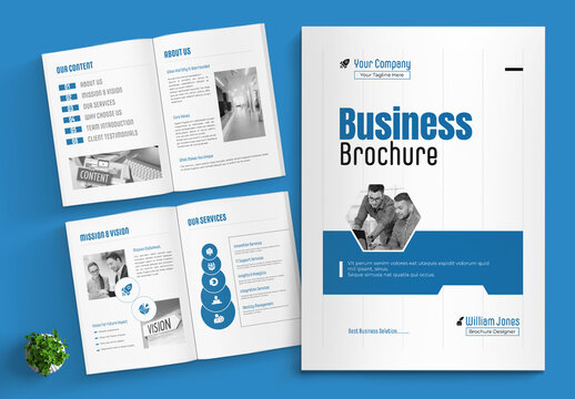 Business Brochure Template Layout