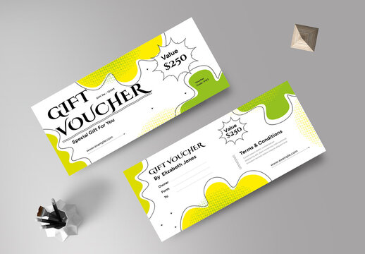 Gift Voucher Template Layout