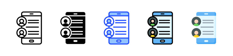 Fototapeta premium Feed Icon Collection With Multiple Styles