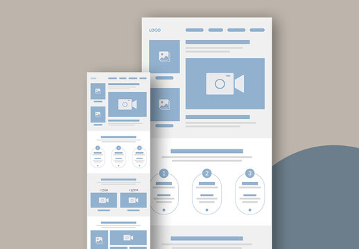 Wireframe Template Layout