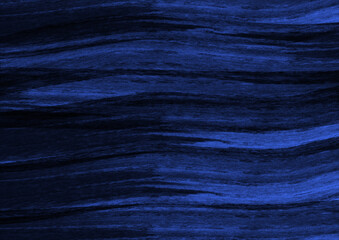 Stroke brush texture. Dark blue background. Black blue background. Abstract lines pattern. Striped background. Background with waves. Rough background.