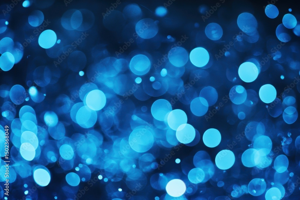 Aufkleber blue blurred lines create a calming background with soft bokeh effect, blue blurred lines able backg