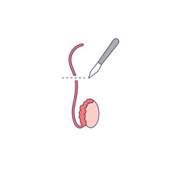 Vasectomy illustratrion