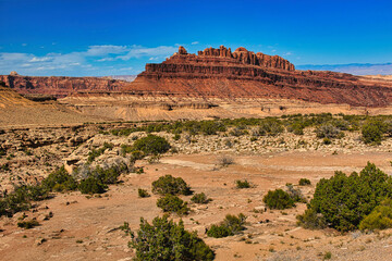 Red Rock Formation from the Black Dragon View Point along Interstate 70 on the San Rafael Swell in...
