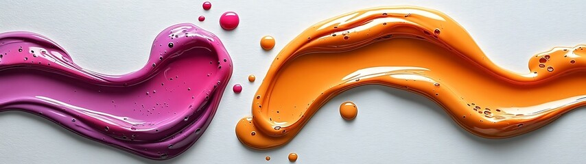 Abstract Paint Swirls