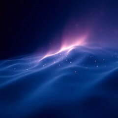 Abstract wave of light and particles