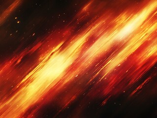 Abstract fiery streaks
