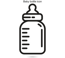 Baby bottle icon