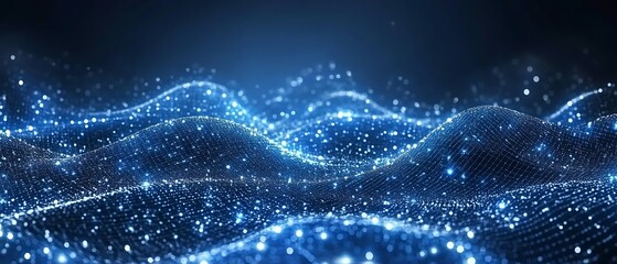 Abstract digital wave form