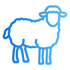 sheep Gradient icon