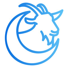 aid al adha Gradient icon