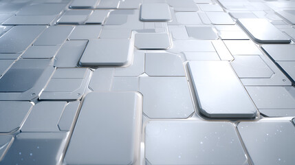 Fototapeta premium Abstract close-up of nano fiber weave texture shows a deep blue base and interesting modern design.
