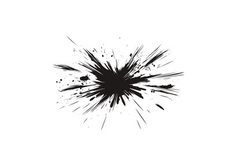 Fototapeta premium Pop art cartoon elements set. Explosion isolated on white background.