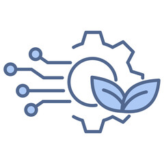 Technology Blue Icon