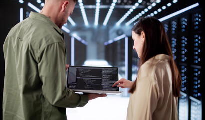 Tech-savvy Engineer Setting Up AI