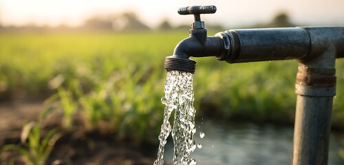 soalr panel background with abstracat background of the water tape and water tap water tube well background 