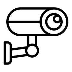 Cctv icon. Vector line icon