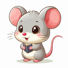 Fototapeta premium Vector Cartoon Mouse