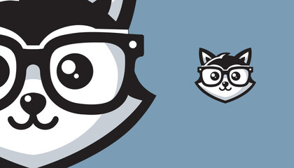 Fototapeta premium Clever Fox Mascot Logo – Sleek Vector Design