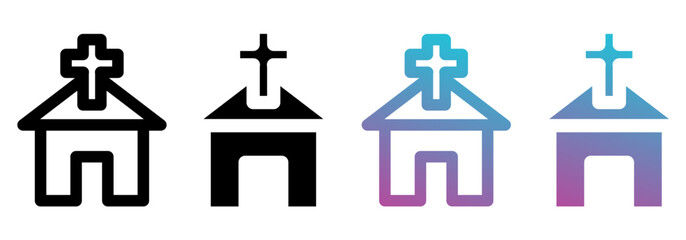 church best multistyle icon sheet collection