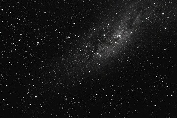 Obraz premium Starry night time lapse showing the beauty of the Milky Way galaxy, Time lapse of milky way galaxy, Starry night clear sky, Astrology concept