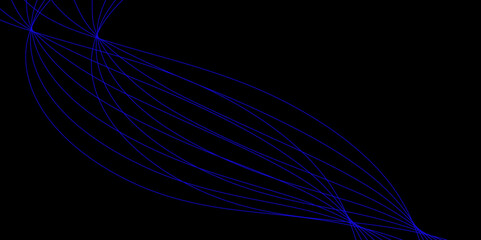 Abstract blue background with a glowing abstract waves. Abstract wave element for design. Digital frequency track equalizer, Futuristic background design. Long exposure, Light painting photography.