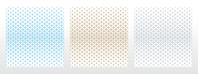 Set of abstract geometric patterns. Seamless vector backgrounds. Colored ornaments Graphic modern patterns Simple lattice graphic design