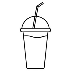 vector illustration of a drink