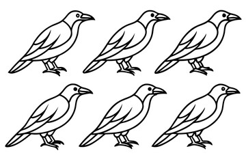 Elegant Crow Sketch Pack