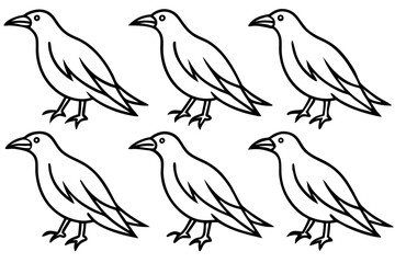 Elegant Crow Sketch Pack