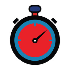 Stopwatch Icon Time Management, Efficiency, and Speed Symbol