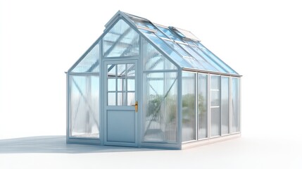 Obraz premium Modern glass greenhouse